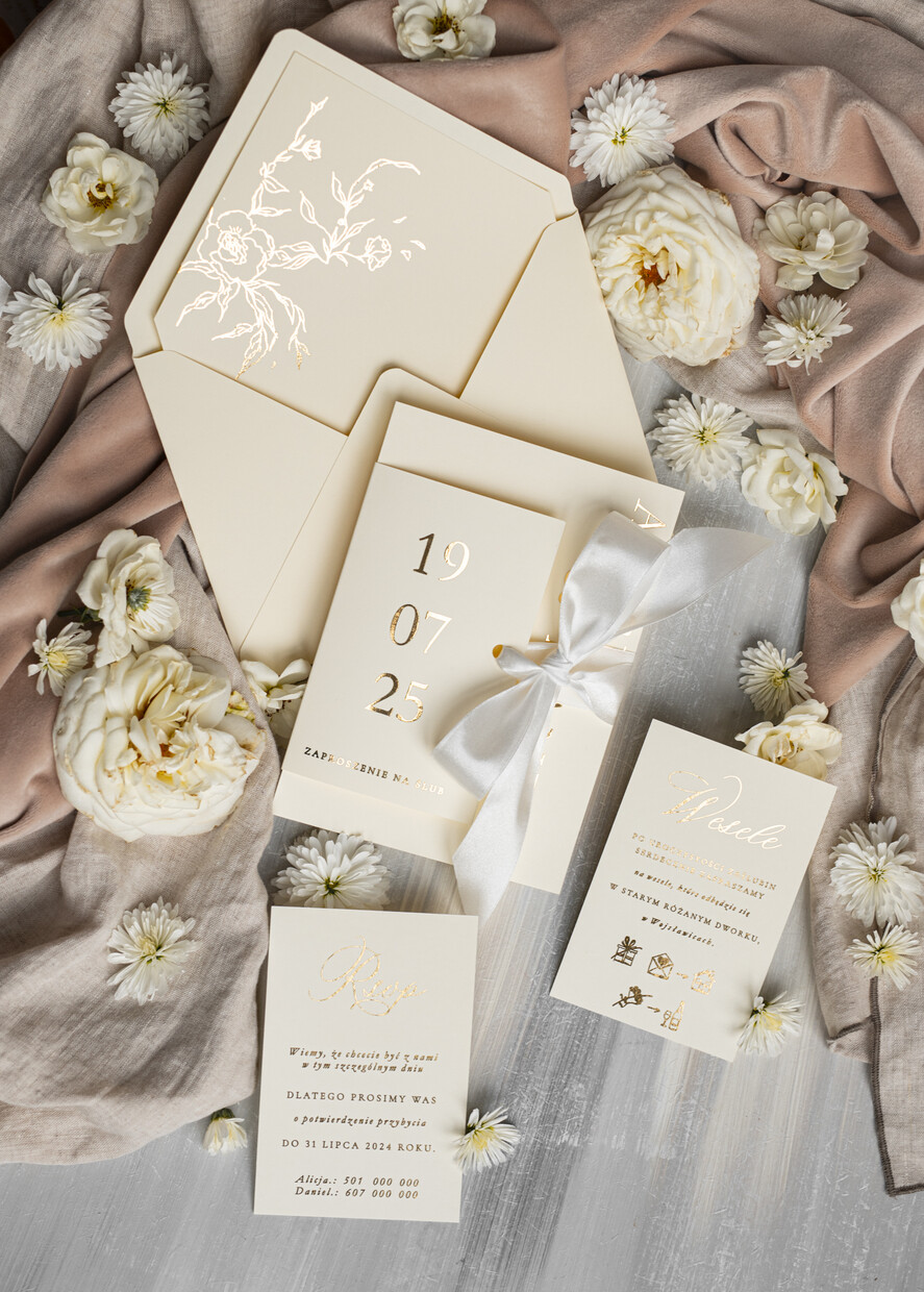 Zestawy Próbkowe próbki zaproszeń próbka zaproszenia na ślub 4