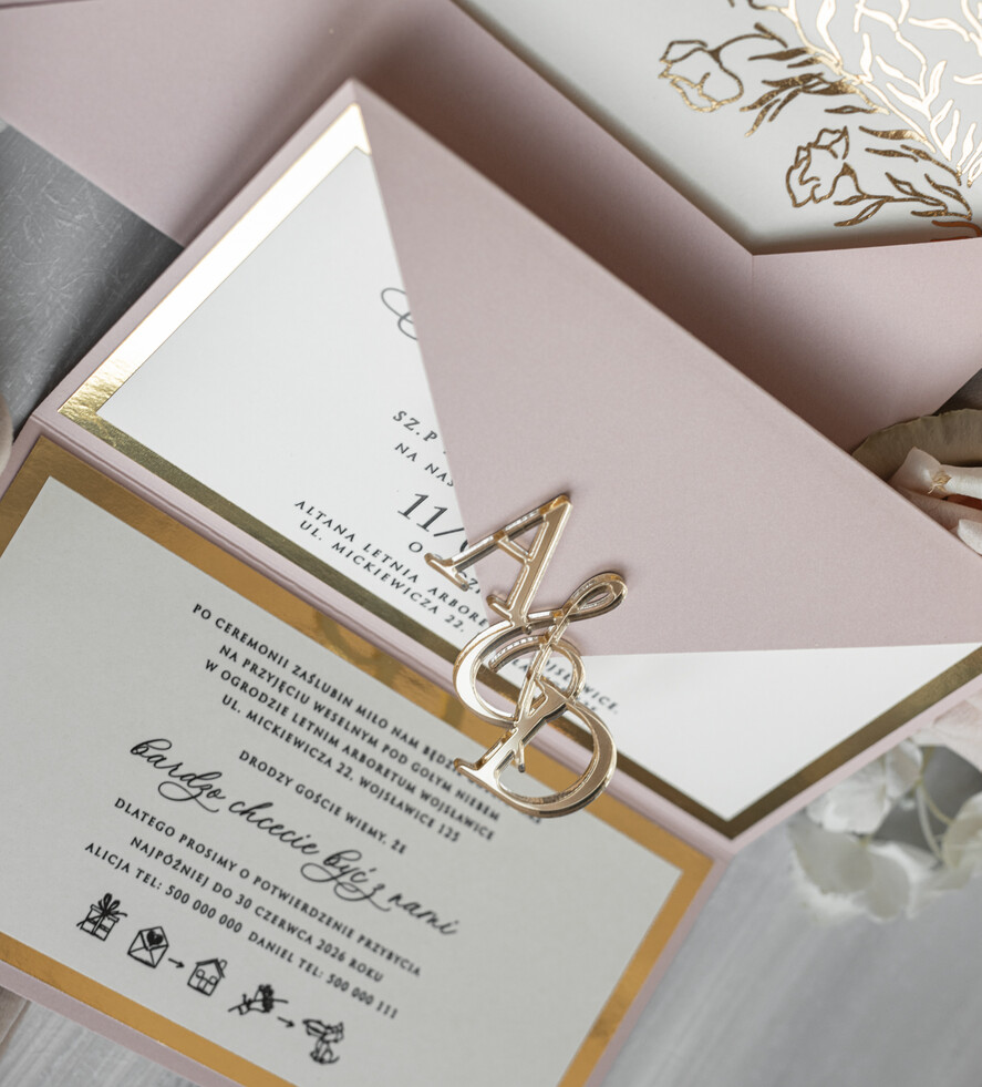 Zestawy Próbkowe próbki zaproszeń serwis próbkowy - zaproszenia na ślub1