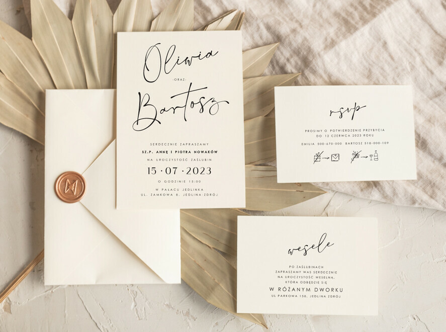 Zestawy Próbkowe próbki zaproszeń próbki zaproszeń ślubnych1