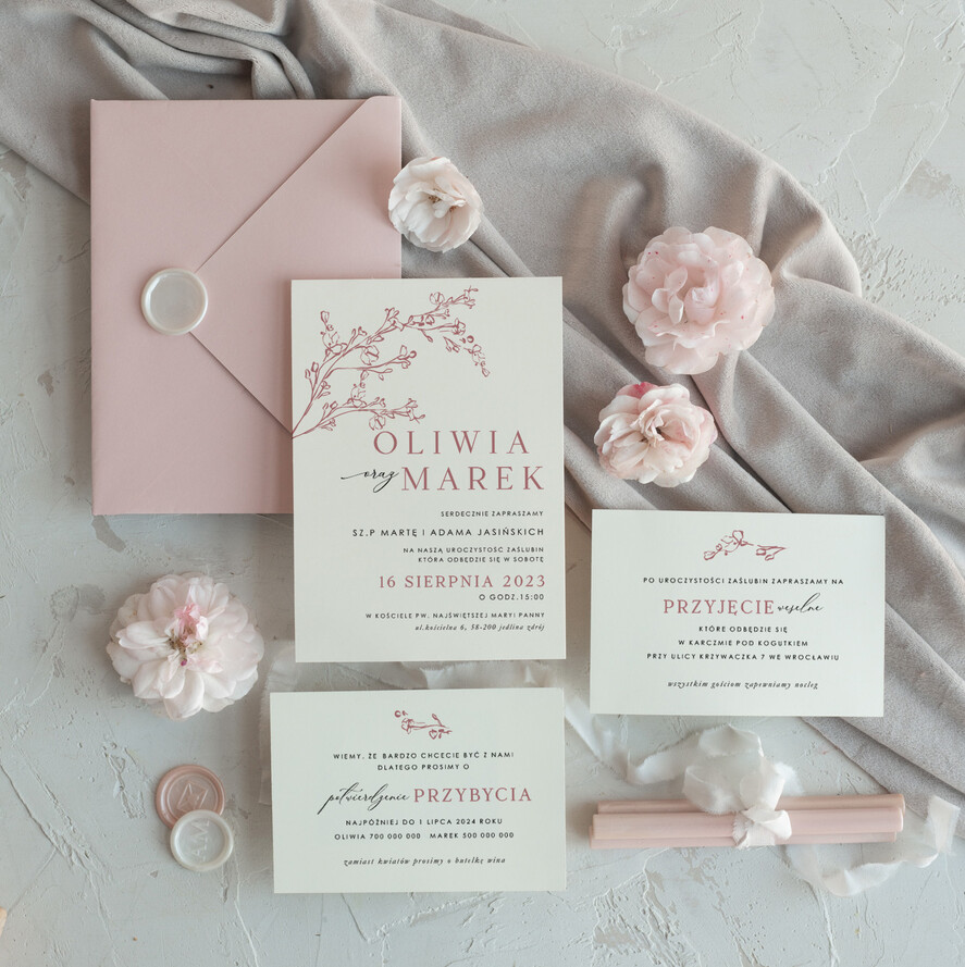 Zestawy Próbkowe próbki zaproszeń próbki zaproszeń ślubnych minimalistyczne zaproszenia ślubne, proste zaproszenia na ślub i wesele, proste zaproszenia slubne0