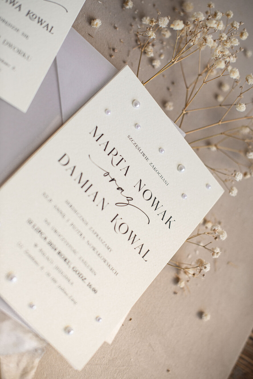Zestawy Próbkowe próbki zaproszeń Próbka zaproszenia ślubne 6