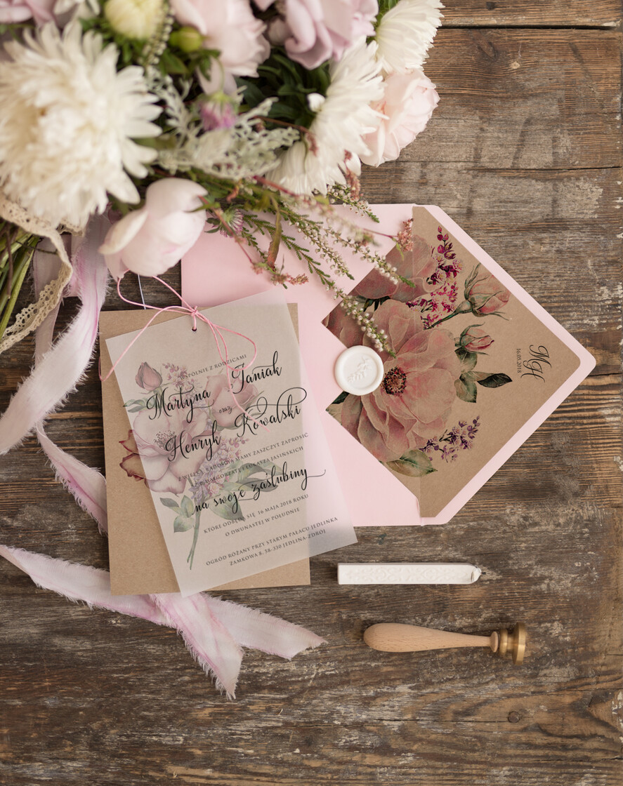 Zaproszenia ślubne Rustykalne i Natura zaproszenia i zawiadomienia na ślub, rustykalne na plenerowy ślub0