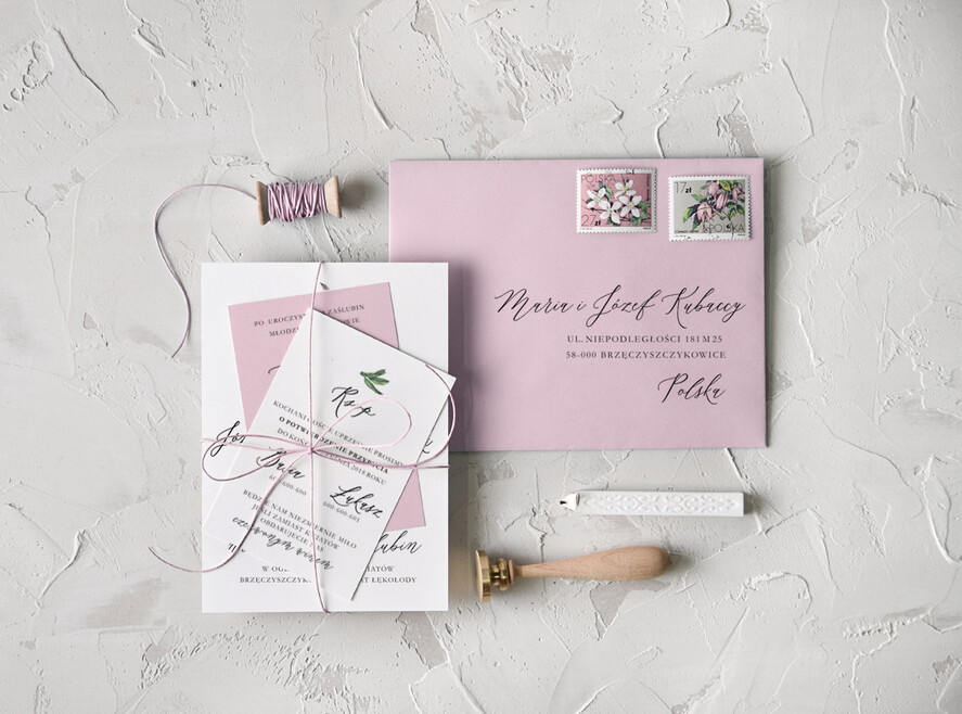 Zaproszenia ślubne Rustykalne i Natura zaproszenia ślubne wykonywane ręcznie, w stlu rustykalnym inspirowane naturą4