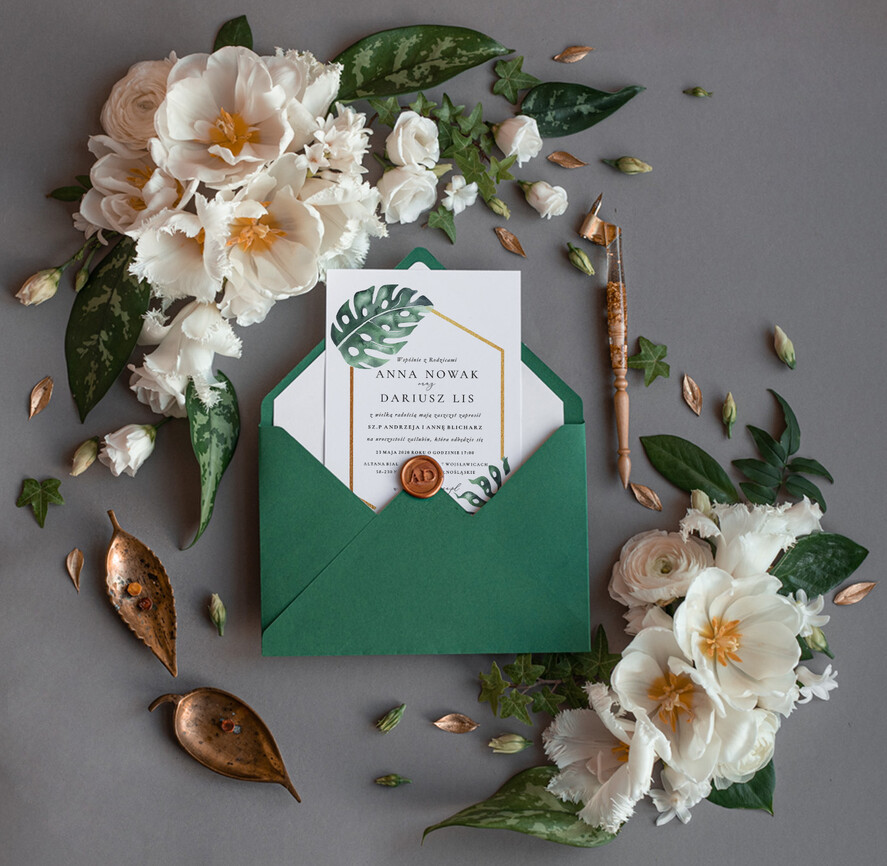 Zaproszenia ślubne Rustykalne i Natura nietypowe zaproszenia ślubne, w stylu rustykalnym na ekologiczne wesele10