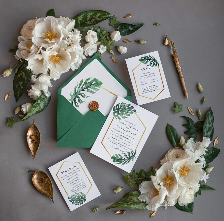 Zaproszenia ślubne Rustykalne i Natura nietypowe zaproszenia ślubne, w stylu rustykalnym na ekologiczne wesele1