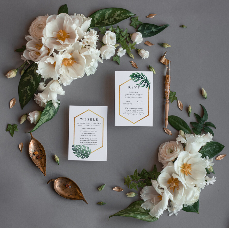Zaproszenia ślubne Rustykalne i Natura nietypowe zaproszenia ślubne, w stylu rustykalnym na ekologiczne wesele2