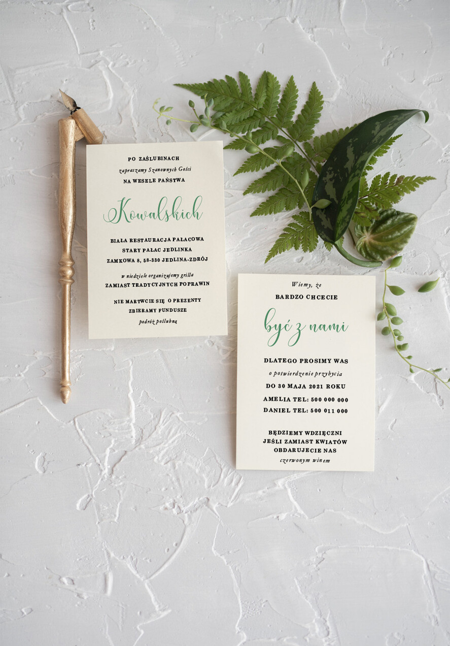 Zaproszenia ślubne Rustykalne i Natura nietuzinkowe zaproszenia ślubne, rustykalne w stylu pro ekologicznym3