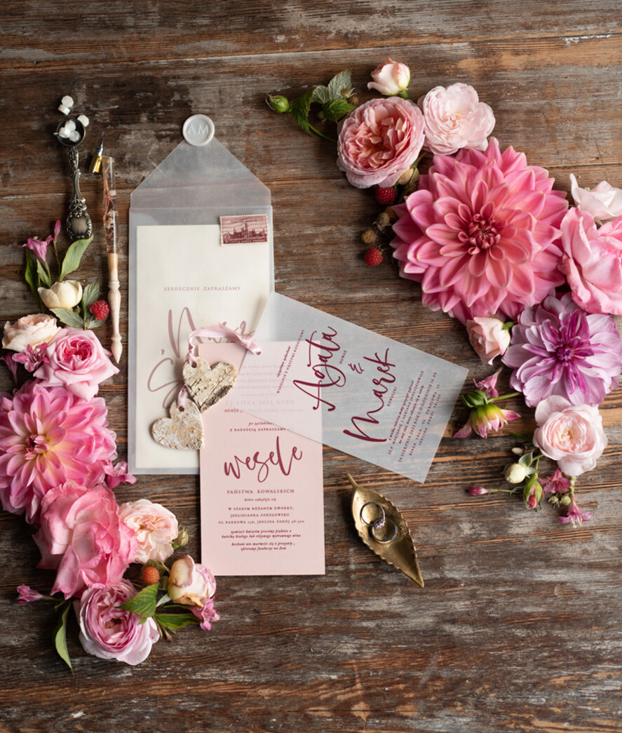 Zaproszenia ślubne Rustykalne i Natura orginalne zaproszenia ślubne rustykalne ekologiczne na letnie wesele korowe serce2