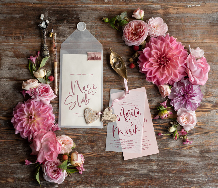 Zaproszenia ślubne Rustykalne i Natura orginalne zaproszenia ślubne rustykalne ekologiczne na letnie wesele korowe serce7