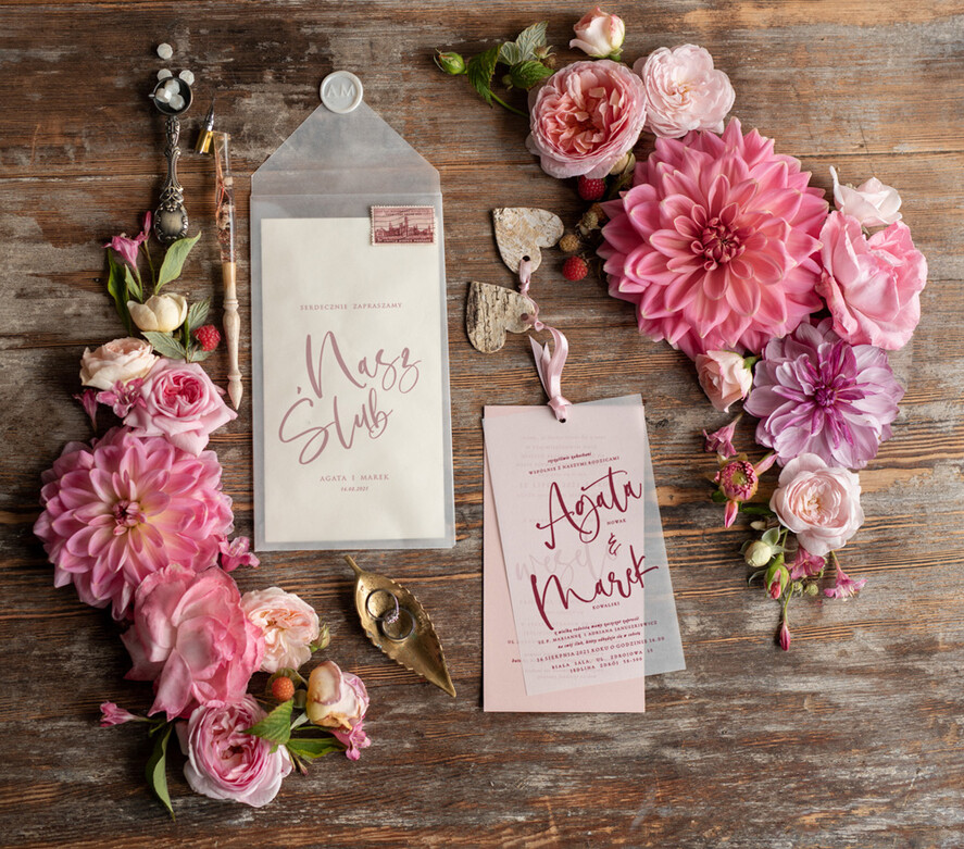 Zaproszenia ślubne Rustykalne i Natura orginalne zaproszenia ślubne rustykalne ekologiczne na letnie wesele korowe serce8