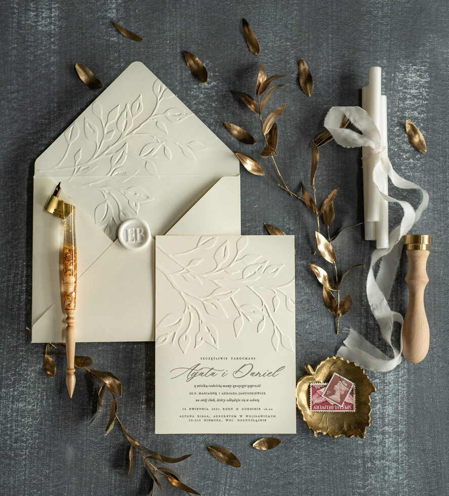 Zaproszenia ślubne Rustykalne i Natura modne zaproszenia weselne, ekologiczne w stylu rustykalnym3