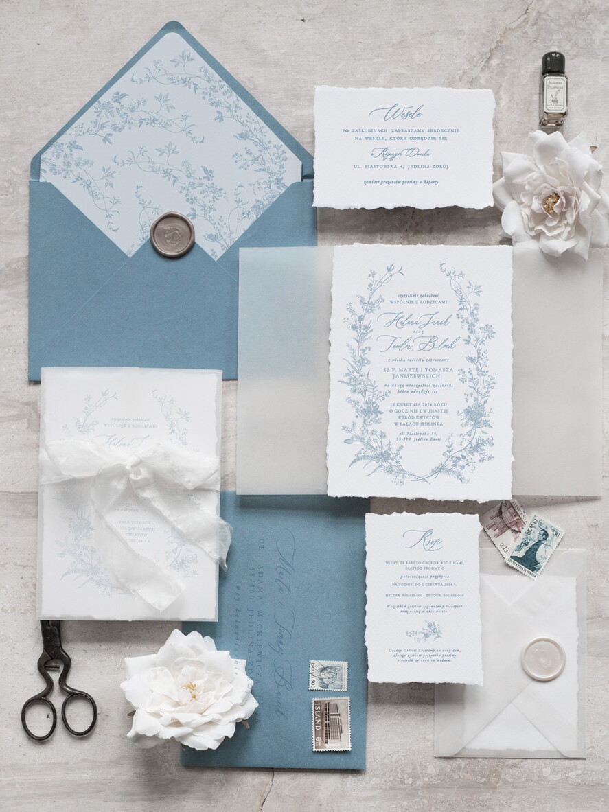 Zaproszenia ślubne Rustykalne i Natura rustykalne zaproszenia ślubne, zaproszenia ślubne z wydzieranymi brzegami, zaproszenia na ślub z jedwabną wstążką, zaproszenia ślubne zamknięte w kalce 0