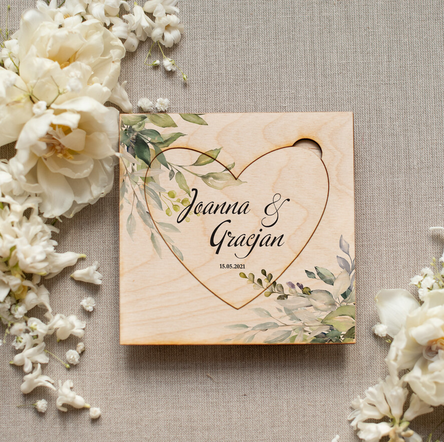 Zaproszenia ślubne Rustykalne i Natura rustykalne zaproszenia ślubne eko z drewna 7
