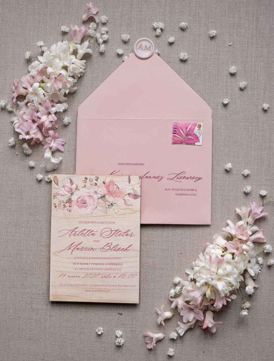 Zaproszenia ślubne Rustykalne i Natura  zaproszenia ślubne z drewna rustykalne ekologiczne 4