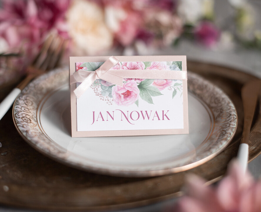 Winietki rustykalne ślubne winietki wizytówki dla gości weselnych, shabby chick rustykalne2