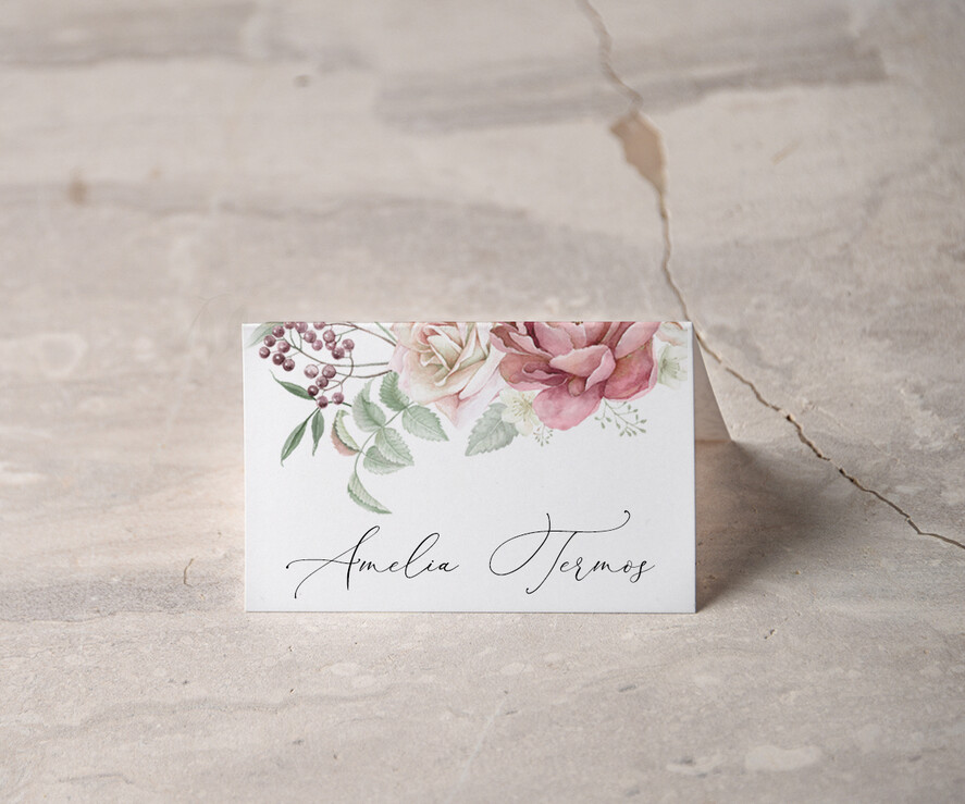 Winietki rustykalne ślubne winietki na stół weselny, rustykalne0