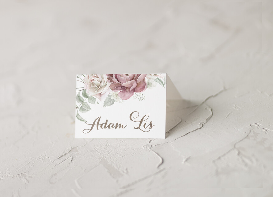 Winietki rustykalne karteczki ślubne winietki weselne, eko rustykalne1