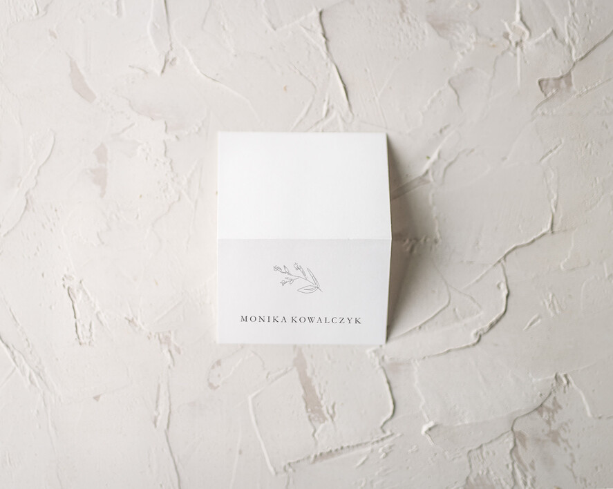 Winietki rustykalne delikatne ślubne winietki na stół weselny rustykalne  1