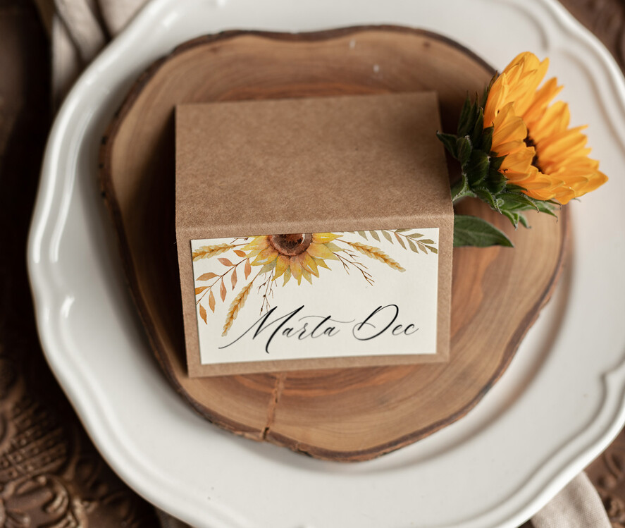 Winietki rustykalne ręcznie robione winietki ślubne wizytówki dla gości weselnych, shabby chick rustykalne1