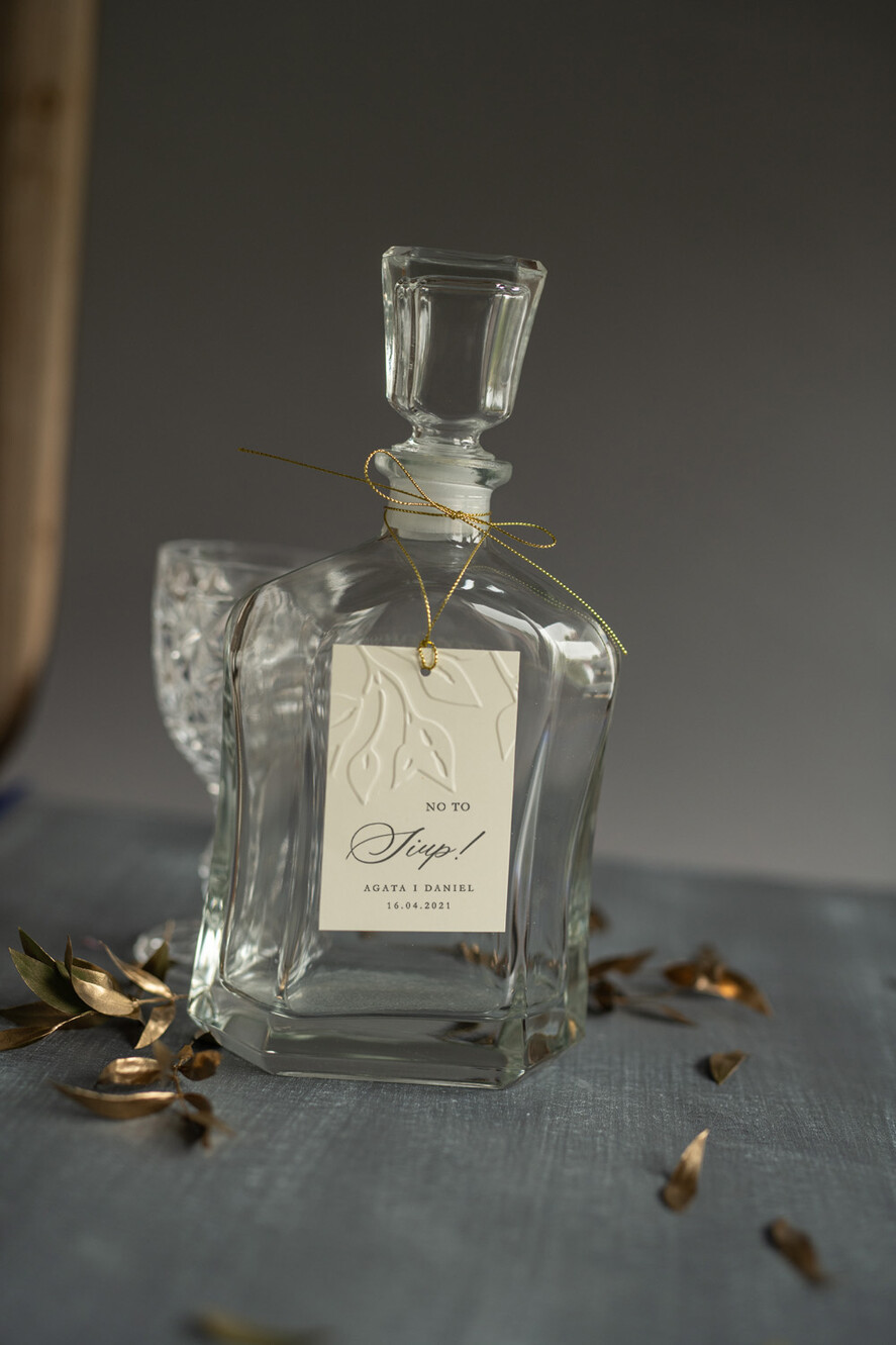 Zawieszki na butelki rustykalne etykieta na alkohol weselny, rustyklane dużo treści do wyboru0