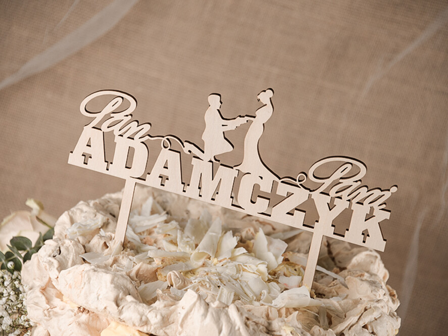 Figurki na tort / cake topper statuetki drewniane figurki na tort   2
