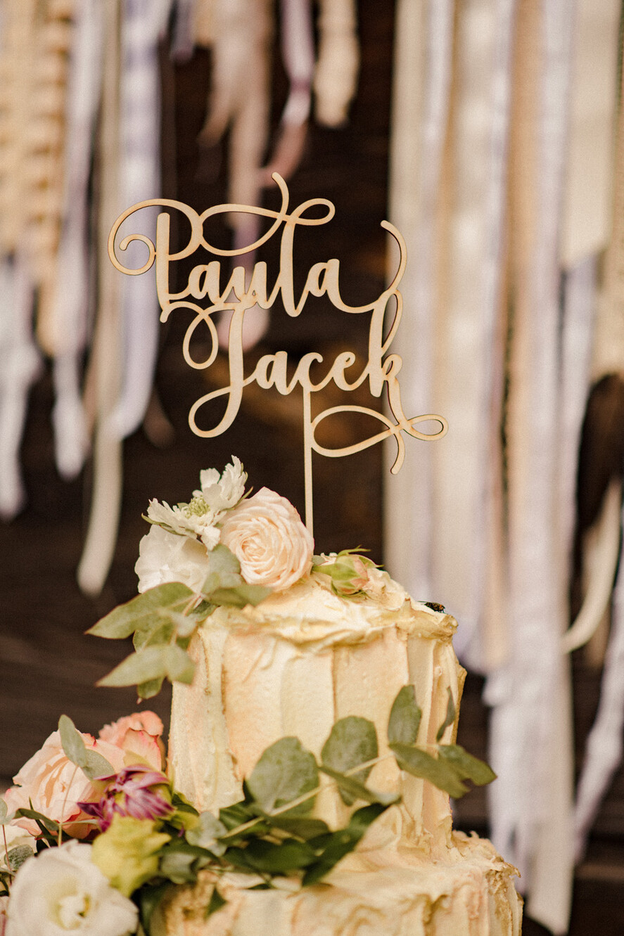 Figurki na tort / cake topper statuetki drewniane figurki na tort weselny   0