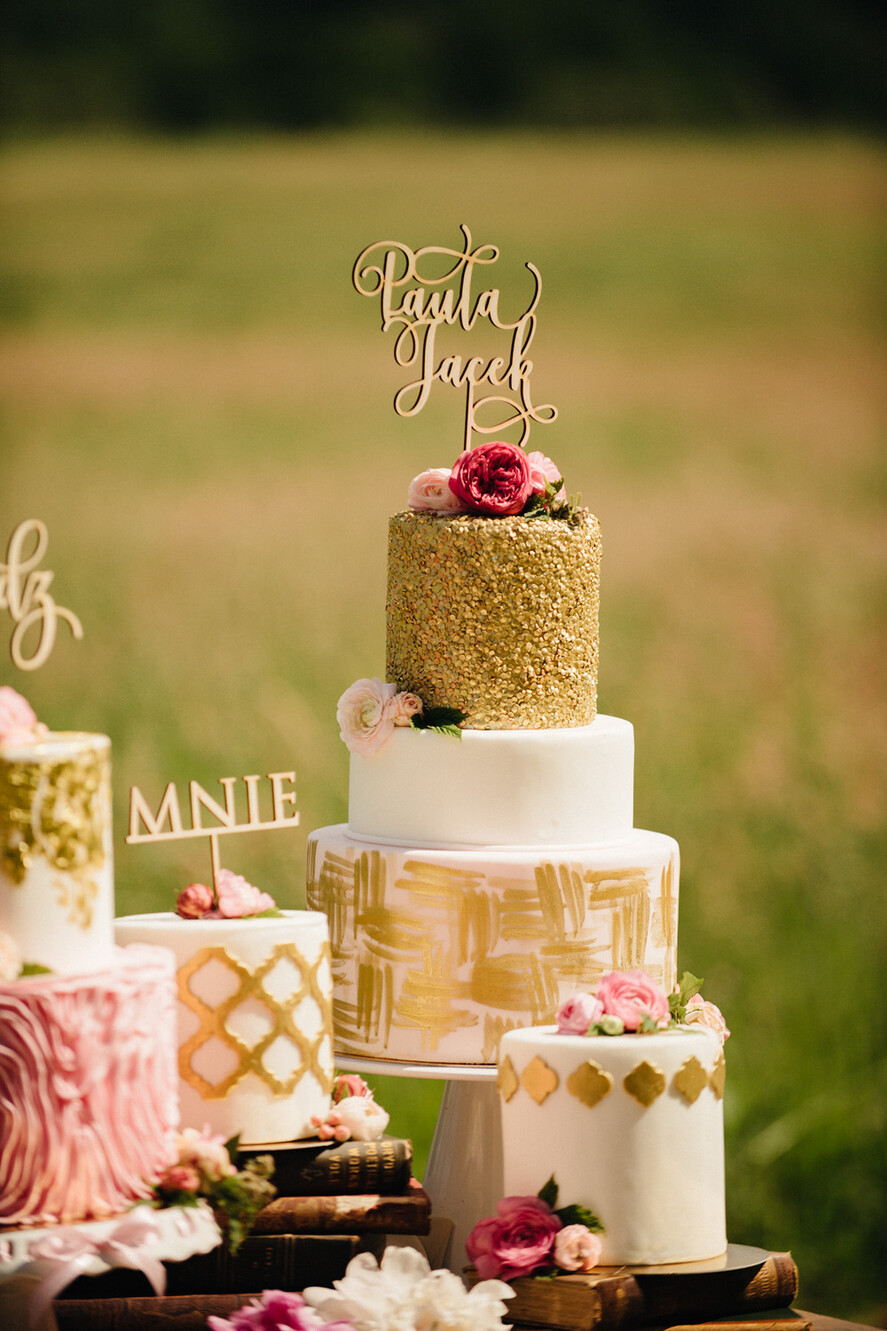 Figurki na tort / cake topper statuetki drewniane topery   1