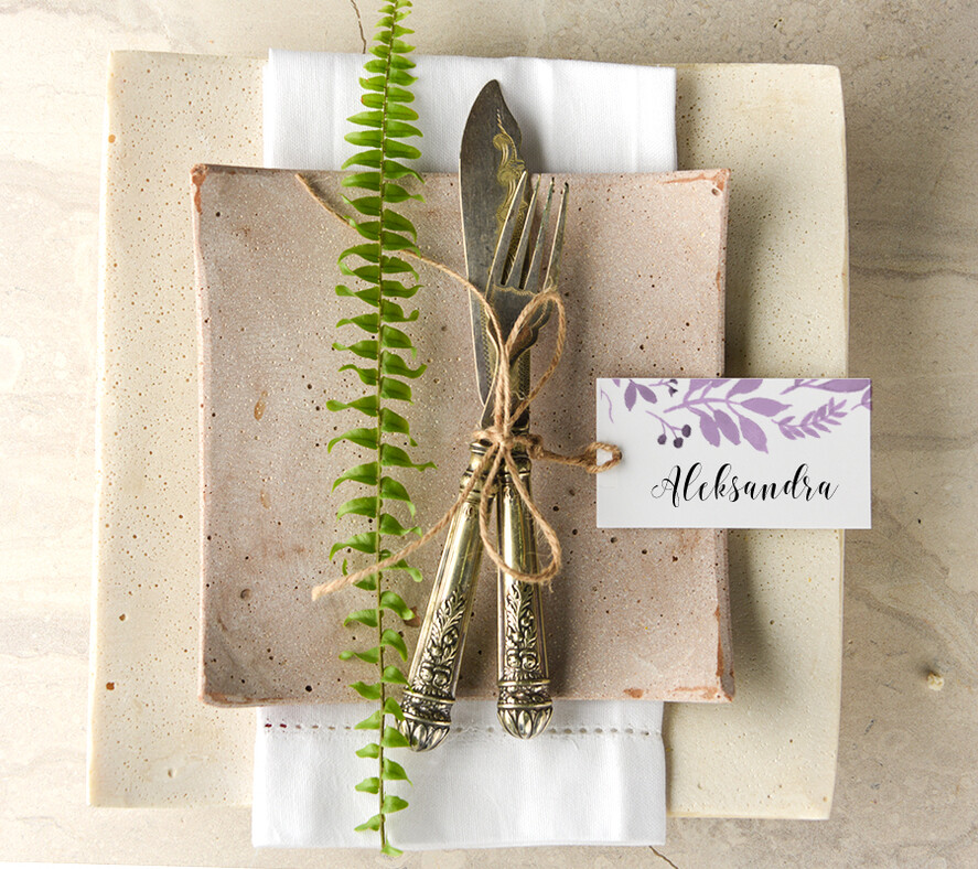 Winietki Boho/etno/pióra usadzenie gości na weselu winietki0