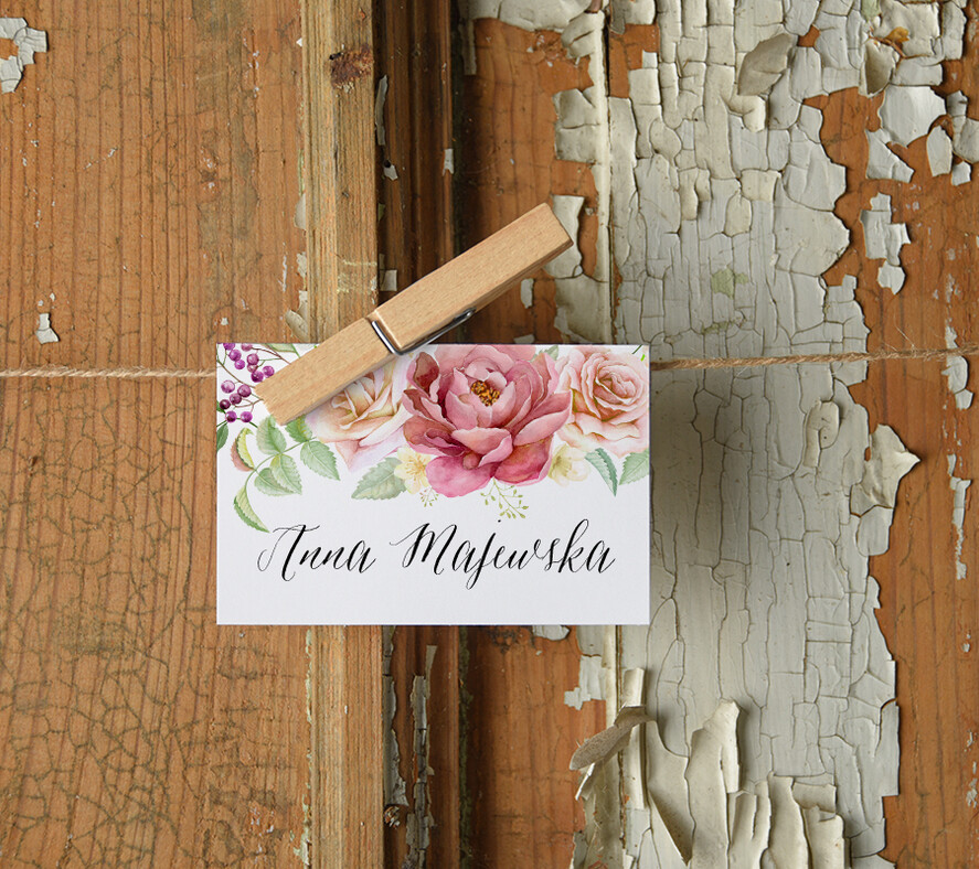 Winietki Boho/etno/pióra usadzenie gości na weselu winietki0