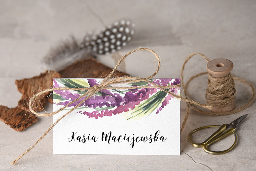 Winietki Boho/etno/pióra ślubne winietki na stół weselny0