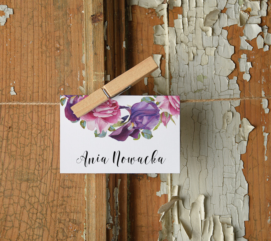 Winietki Boho/etno/pióra usadzenie gości na weselu winietki0