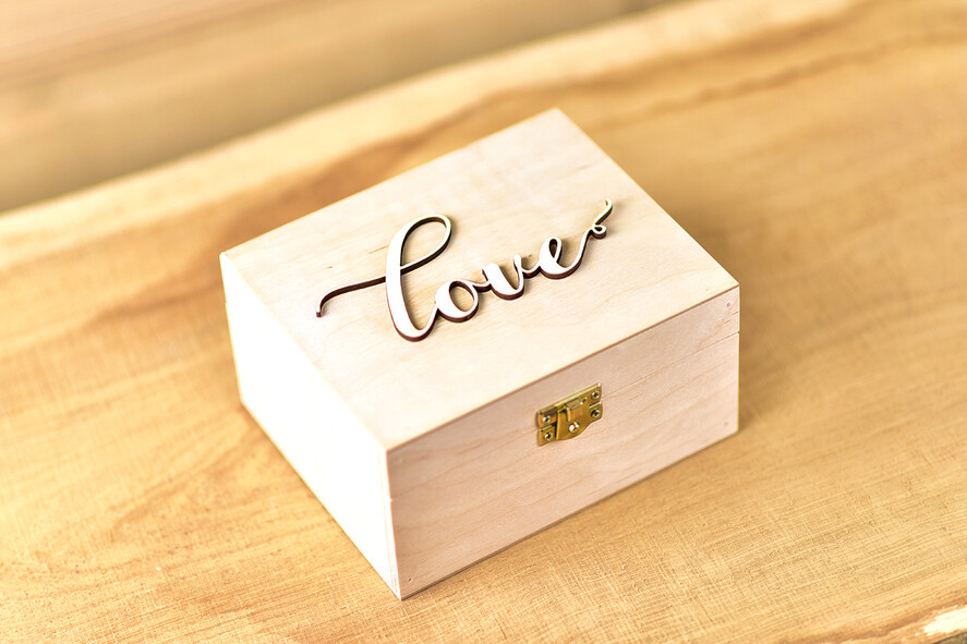 Pudełka Szkatułki na Obrączki szkatułki ślubne pudełko rustykalne pudełko na obrączki love1