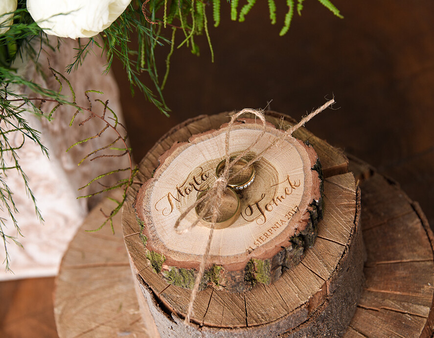 Pudełka Szkatułki na Obrączki szkatułki szkatułka na obrączki ślubne wasze imiona i data2