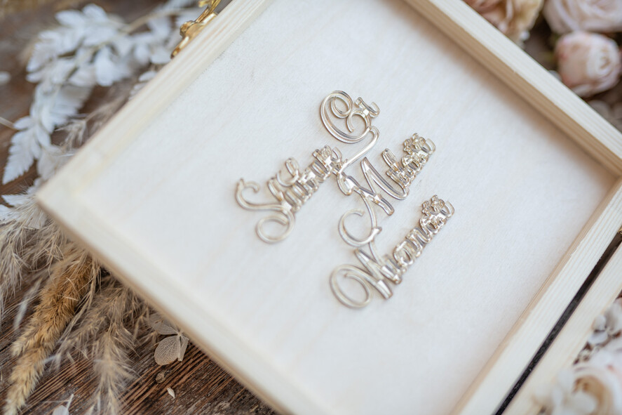 Pudełka Szkatułki na Obrączki szkatułki personalizowane pudełko do podawania obrączek ślubnych4
