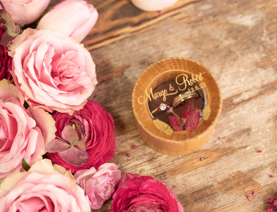 Pudełka Szkatułki na Obrączki szkatułki personalizowane ręcznie robione szkatułki na obrączki ślubne , pudełeczko na obraczki slubne z przeźroczystym wieczkiem3