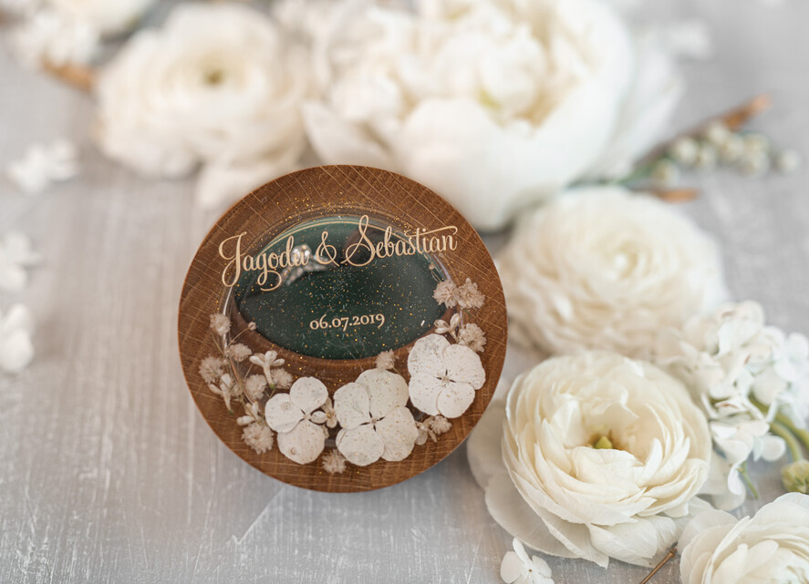 Pudełka Szkatułki na Obrączki szkatułki pudełko na obrączki ślubne wasze imiona i data  , pudełeczko na obraczki slubne z przeźroczystym wieczkiem4