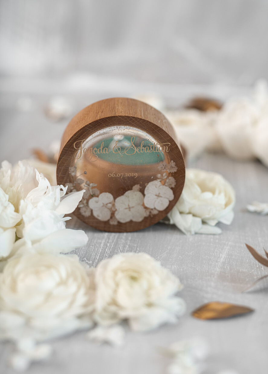 Pudełka Szkatułki na Obrączki szkatułki pudełko na obrączki ślubne wasze imiona i data  , pudełeczko na obraczki slubne z przeźroczystym wieczkiem6