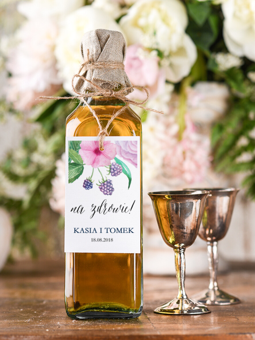 Zawieszki na butelki boho/etno/pióra etykiety na butelki weselne, boho dowolne tresci0