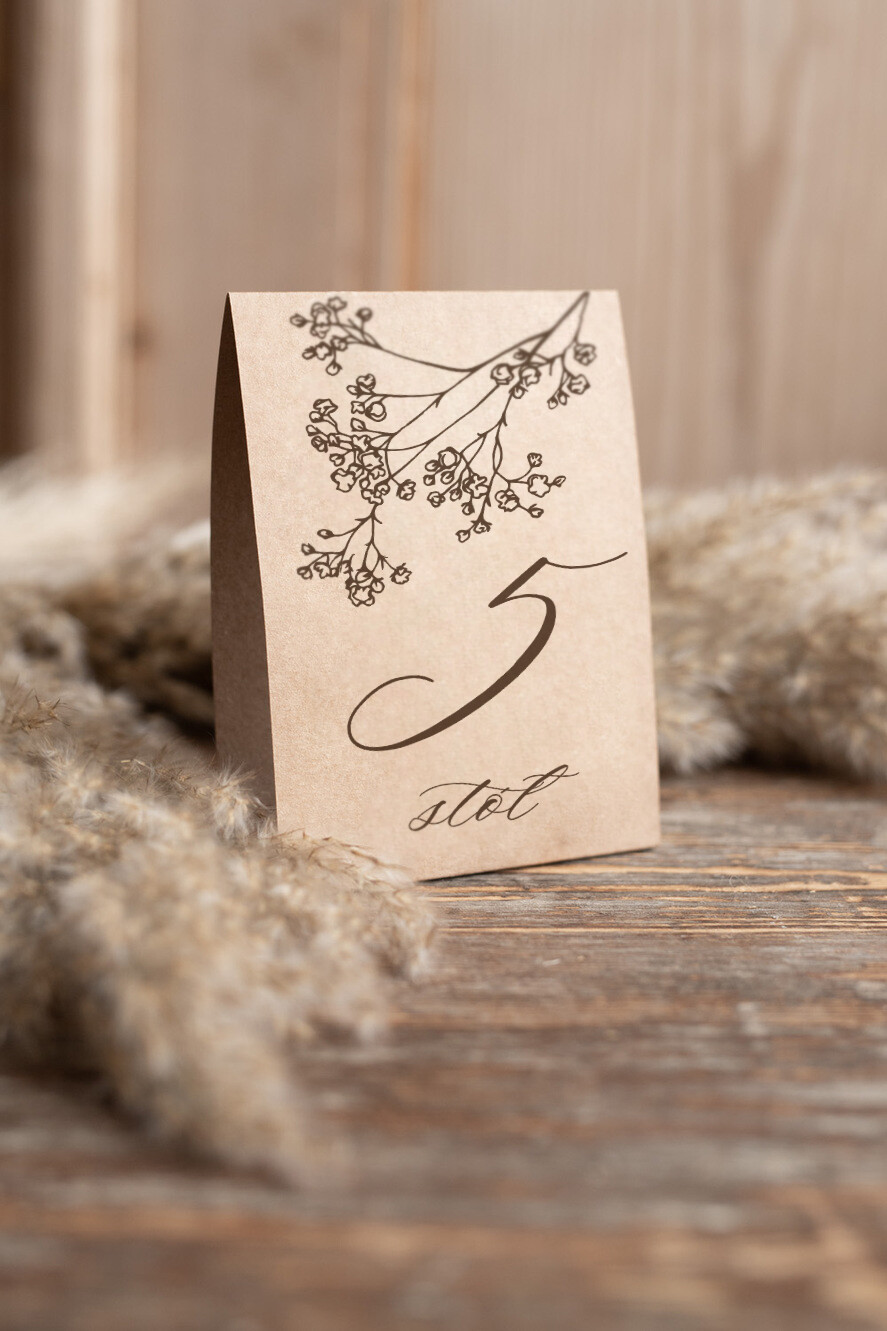 Numery na stół Rustykalne numery na stoły weselne, styl rustykalny wesele w stodole0