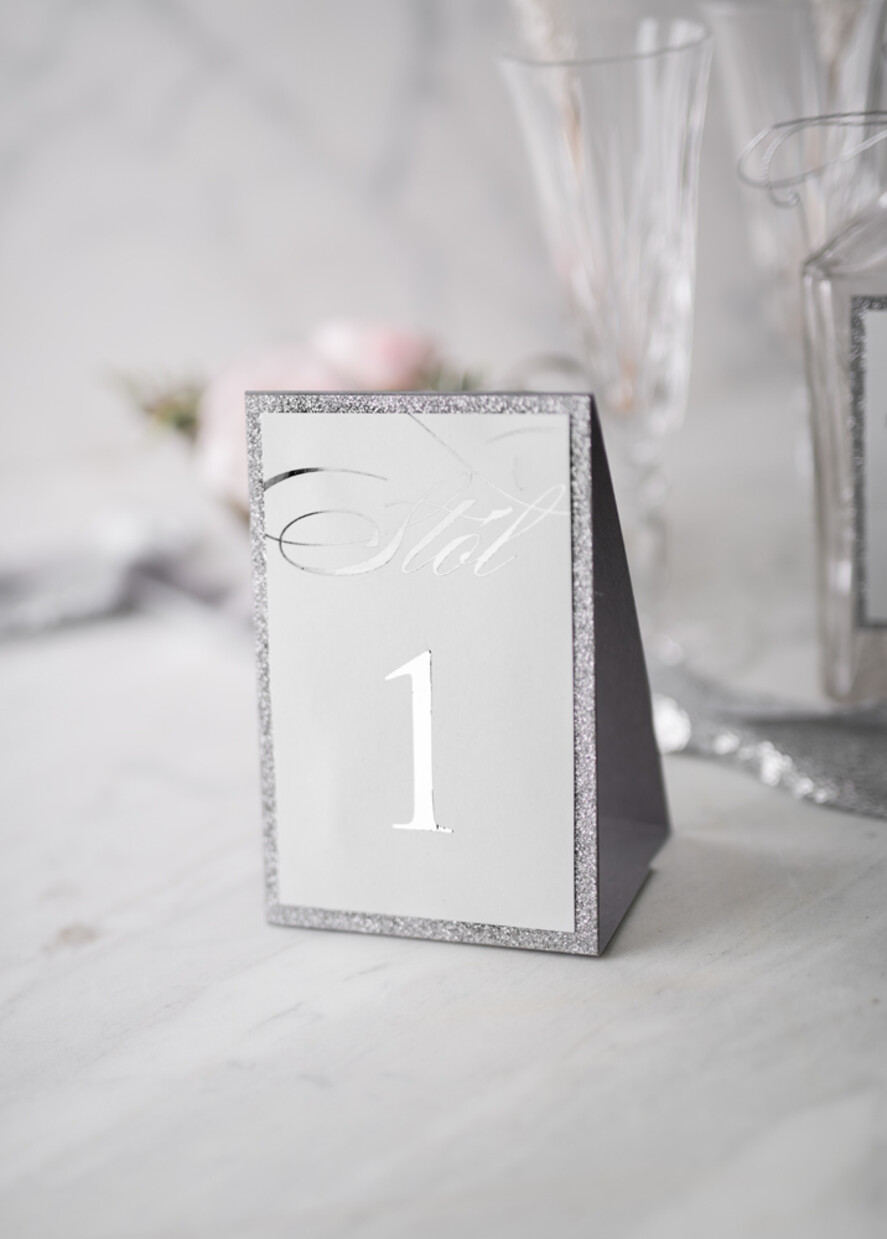 Numery na stół Glamour usadzenie gości numery na stół weselny, złoto klasyczna elegancja w stylu glamour2