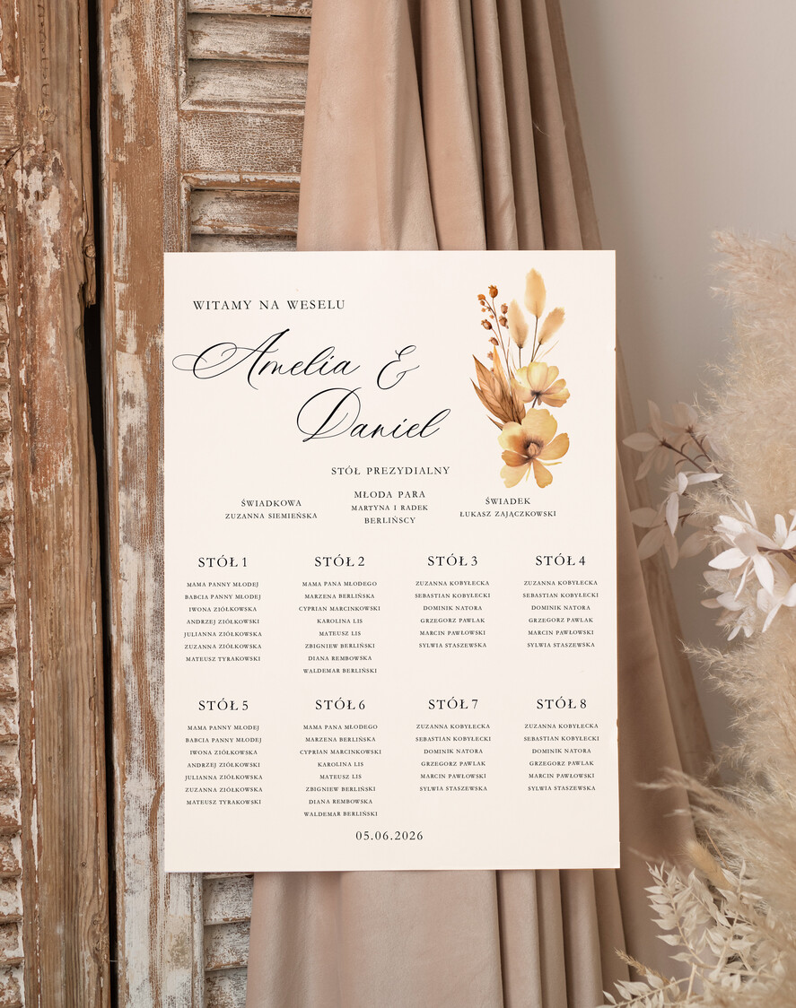 Plany stołów Plakaty Rustykalne plan stołów na wesele tablica z rozstawieniem stołów weselnych, plan usadzenia gości na weselu, plansza z usadzeniem gości na weselu, plan stołów na weselu0