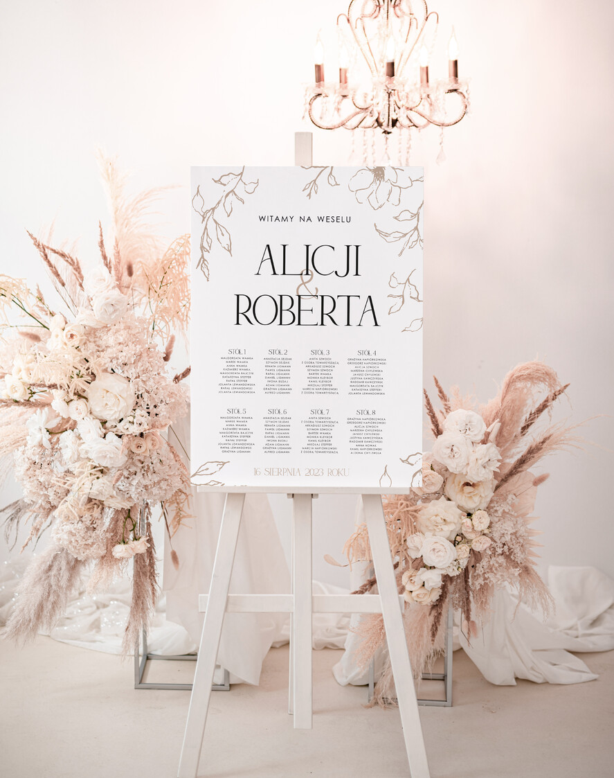 Plany stołów Plakaty Rustykalne prosty i nowoczesny plan stołów weselnych usadzenie gości na weselu, plansza powitalna na weselu, plan usadzenia gości weselnych 0