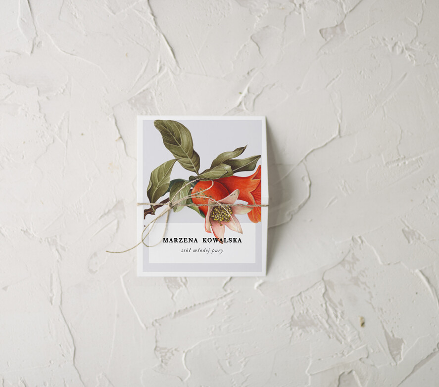 Winietki botaniczne podróżnicze  karteczki ślubne winietki weselne, eleganckie1