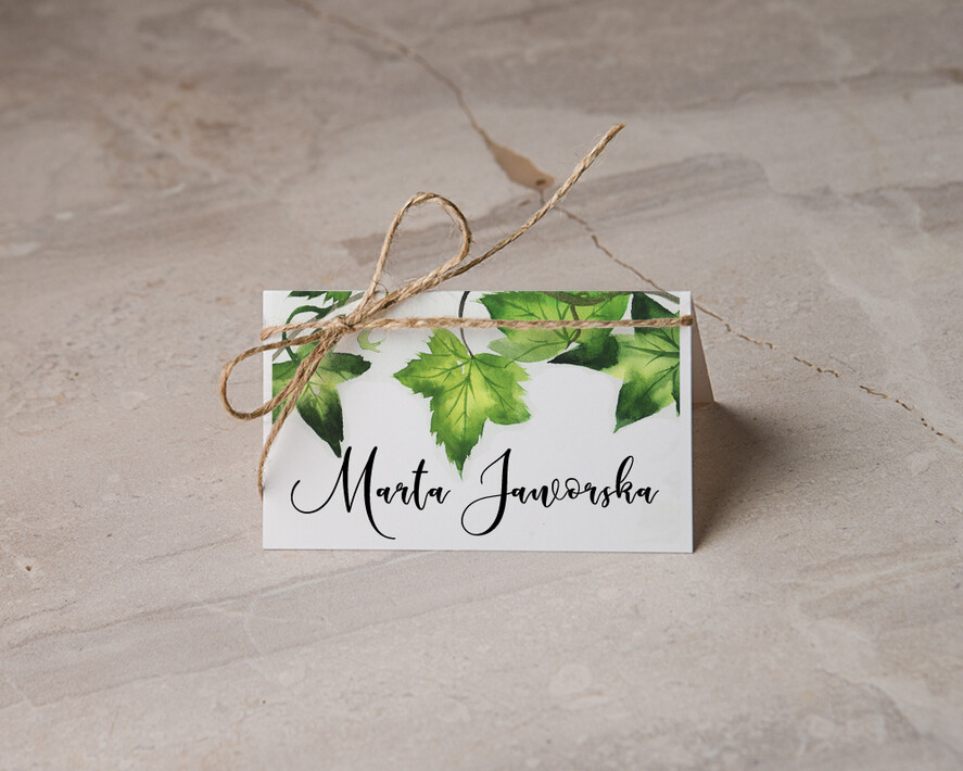 Winietki botaniczne podróżnicze  usadzenie gości na weselu winietki, botaniczne vintage0