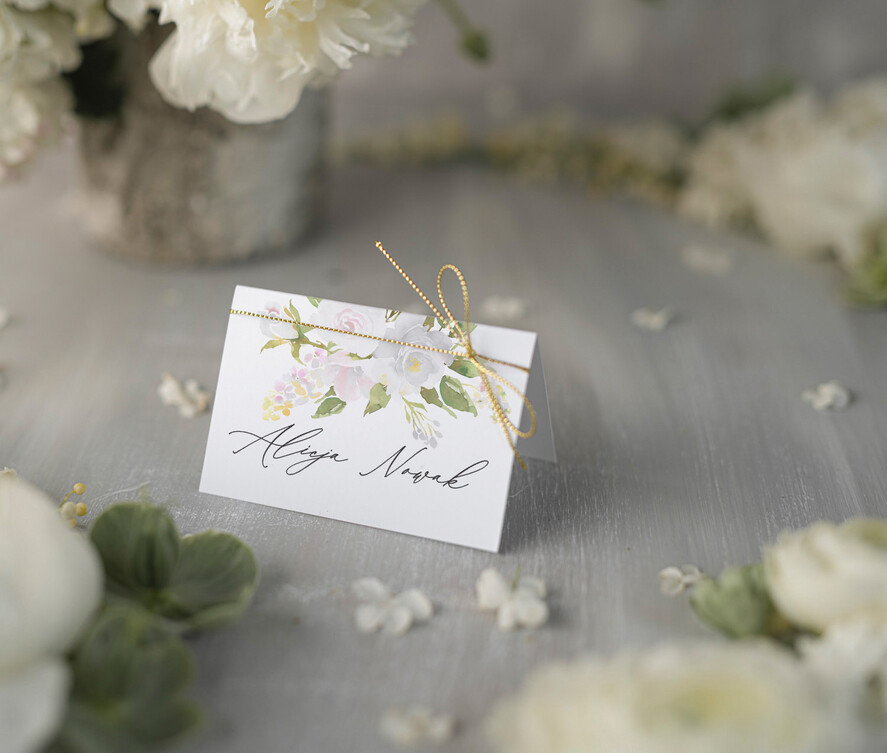 Winietki botaniczne podróżnicze  usadzenie gości na weselu winietki, botaniczne vintage0