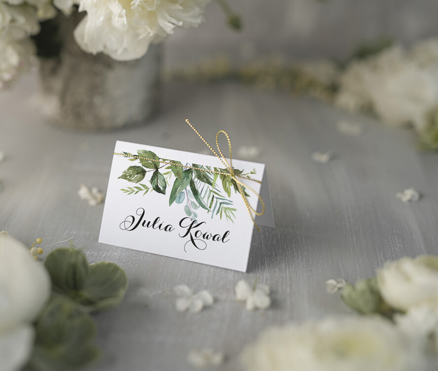 Winietki botaniczne podróżnicze  ślubne winietki na stół weselny, botaniczne vintage0