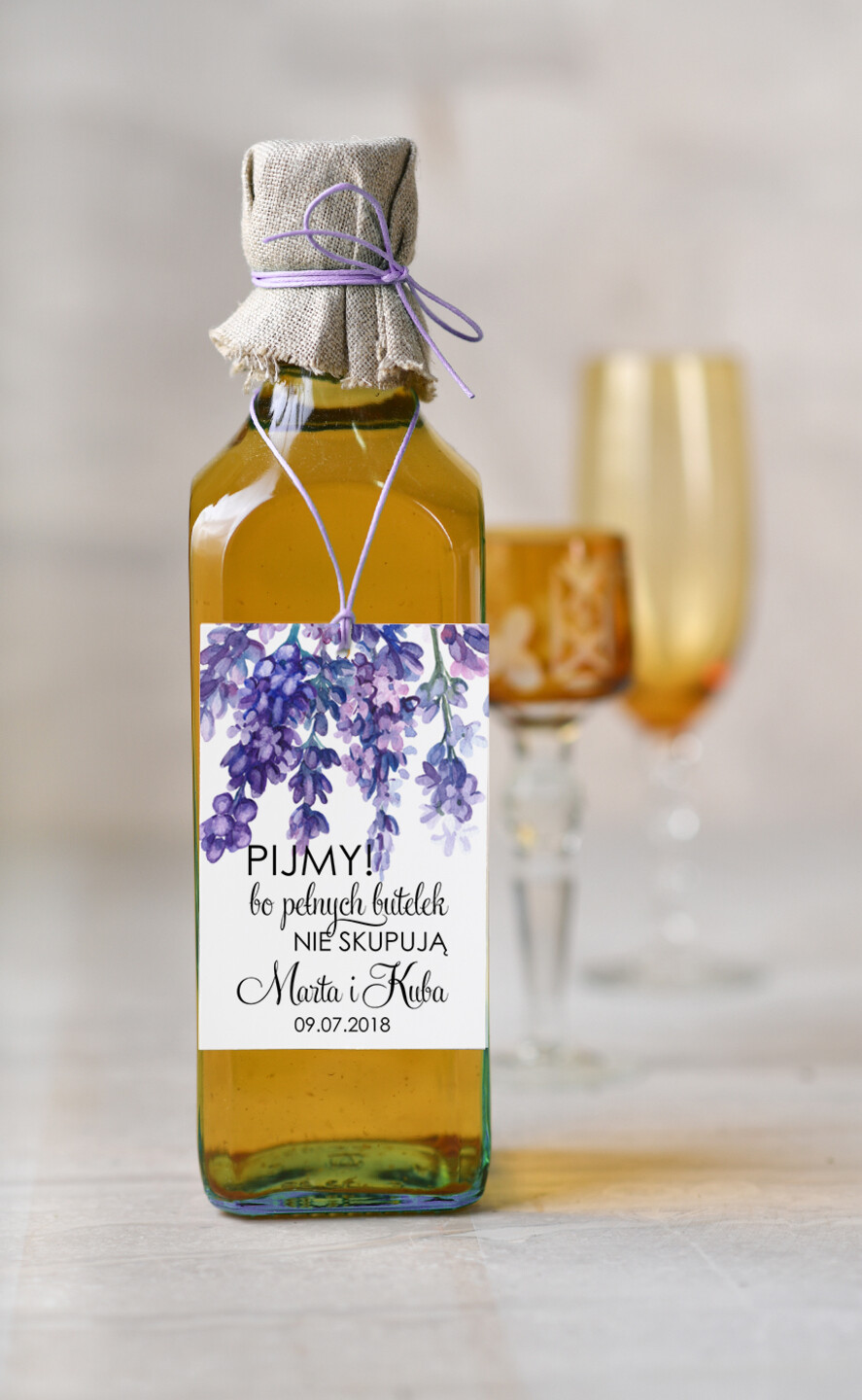 Zawieszki na butelki botaniczne podróżnicze  zawieszka etykieta na alkohole weselne, botaniczne z duzo tekstow0