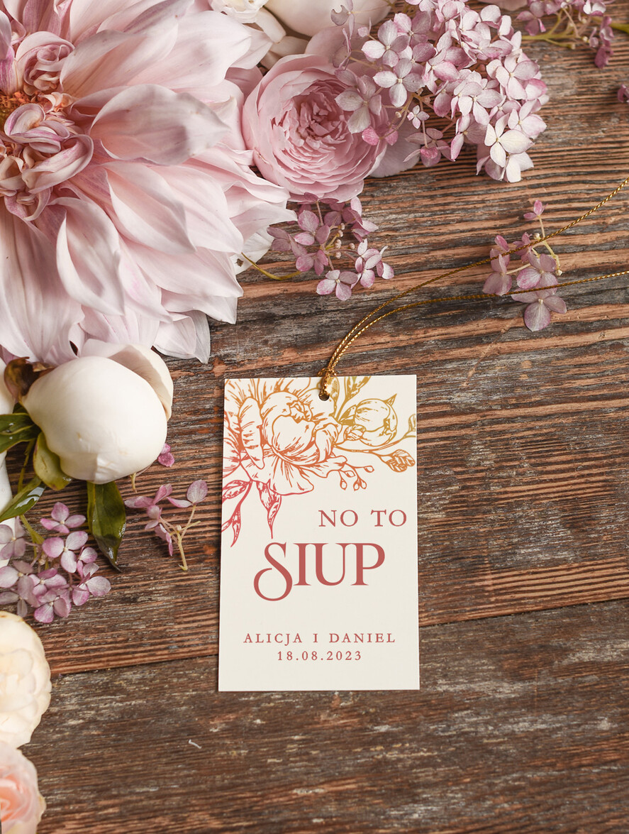 Zawieszki na butelki botaniczne podróżnicze  etykieta na wódkę weselną, botaniczne tekst dowolny0