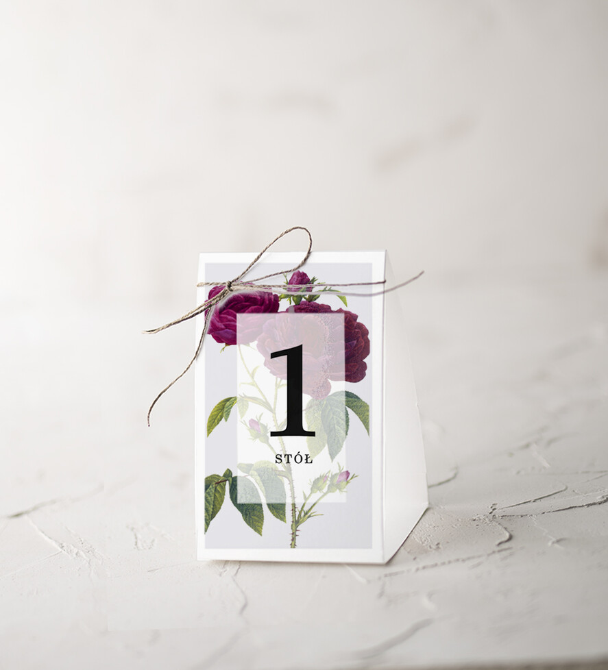 Numery na stół botaniczne podróżnicze  numery na stół gości weselnych, kwiaty boho piekne kolory0