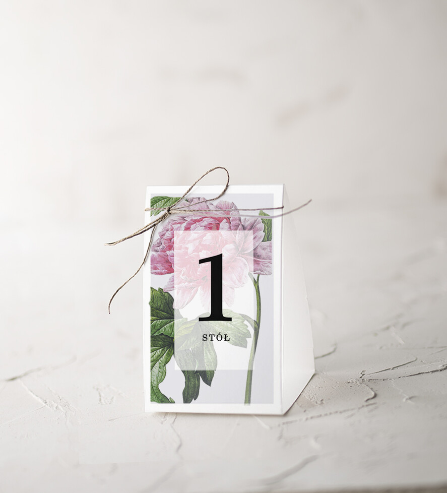 Numery na stół botaniczne podróżnicze  numerek na stół weselny, przepiekne ilustracje w stylu boho0